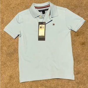 BNWT Tommy Hilfiger 2t baby blue short sleeve polo shirt